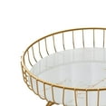 thumbnail image 2 of Soporte para tartas de bandeja de fruta de encimera de alambre de hierro de Metal dorado de cocina, para sala de estar, fiestas al aire libre, jardín , Talla S Soledad canasta de frutas, 2 of 2
