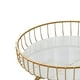 thumbnail image 4 of Soporte para tartas de bandeja de fruta de encimera de alambre de hierro dorado Colco canasta de frutas, 4 of 8