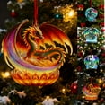 thumbnail image 1 of Colgantes Decorativos Navideños Acrílicos 2D | Adornos Navideños para Árboles, Paredes y Ventanas | Idea de Regalo Festiva Única | 1 Unidad, 1 of 7