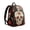 A002- Style B, variant on Halloween Trick Or Treat Bags, Cute Halloween Design 16 Inch Spooky Backpack with Jack O Lantern Pattern Quilted Casual Bag for School Travel Seasonal Fall Bag, 1 Pack