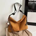thumbnail image 2 of Bolso de mano de gamuza de otoño e invierno 2024, nuevo bolso de hombro retro para viajeros, bolso de mensajero de gran capacidad, 2 of 5