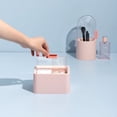 thumbnail image 4 of Almohadilla Redonda De Algodón, Hisopo De Algodón, Bola De Algodón, Hilo Dental - Organización De Accesorios De Baño De Plástico, Cosméticos, Blanco brillar  Electrónica, 4 of 4