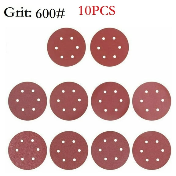 9inch 6 Hole 225mm Wall Sander Sandpaper Metal Grinding Disc Abrasive Polishing Woodworking Tool 40-2000 Grit Sanding Discs 600#