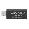 thumbnail image 1 of USB Sound Card Connector Isolator, USB Sound Adapter Easy To Install AUDIO2RIG Anti Interference PTT Control  for Home Studio, 1 of 7