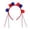 A, variant on 4 Pack Red White Blue Headband for Patriotic Holidays - Themed Party Accessories for 4th of July Hair Accessory, Independence Day Patriotic Halloween Party, F, 6.69 Inch