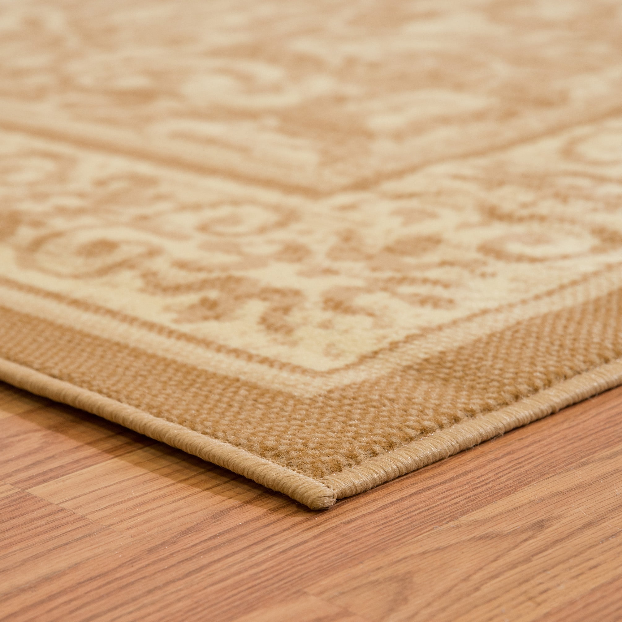 United Weavers Plaza Genevieve Runner Rug, Bordered Pattern, Beige, 2'3 X 7'2"