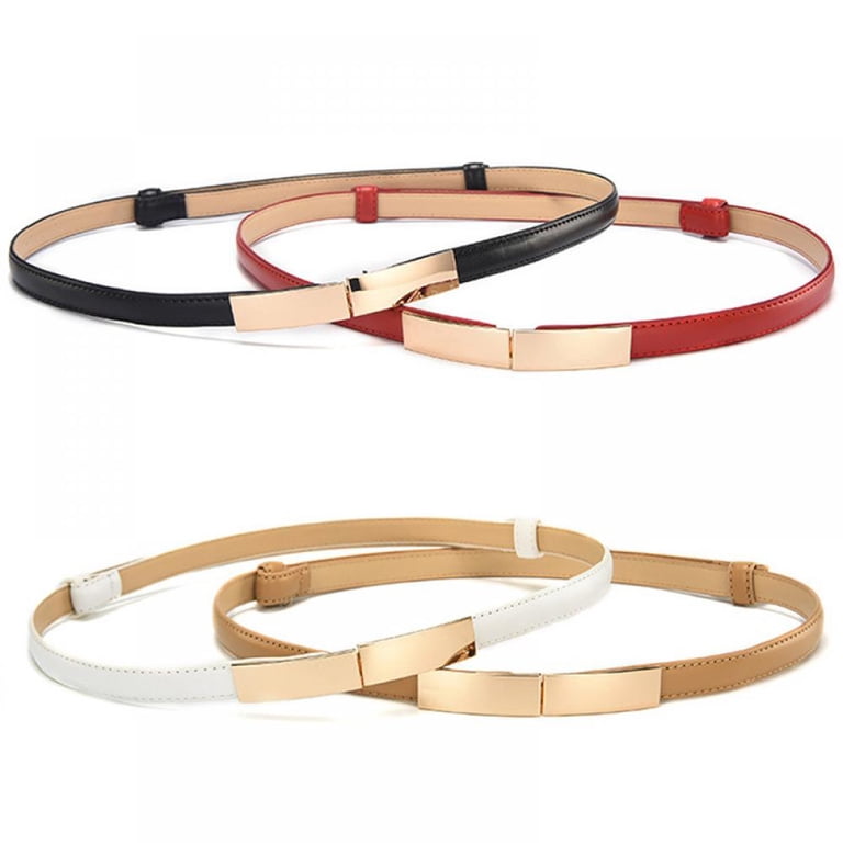 Women Skinny Metal Cinch Belt Elastic Waist Belt,Dress  display picture 1