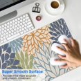 thumbnail image 4 of Long Mouse Pads for Desk,Blue Floral and Petal Pattern Desk Mats on Top Of Desks, Desk Mouse Pad Extra Large with 3mm Non-Slip Base and Stitched Edge for Gaming,Office,Work,Home 35.4"x15.7", 4 of 6