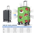 thumbnail image 2 of Luggage Cover Anti Scratch, Ladybug Green Elastic Suitcase Protector Fits 18-32 Inch Luggage, 2 of 2