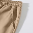 thumbnail image 5 of Gibobby Mens Shorts Elastic Shorts For Men Big And Tall 1Pack Men's Athletic Gym Shorts Basketball Hiking Pants Elastic Waistband with Zipper Pocket(XXXL,Khaki), 5 of 9