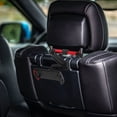 thumbnail image 3 of KAKOWELY Rear Seat Phone Holder 360 Degree Car Back Seat Mobile Phone Bracket Rear Car Phone Universal Bracket Head Cushion Back Hook Mobile Phone Holder Stand (Red), 3 of 4