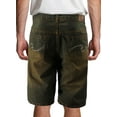 thumbnail image 2 of Men's Casual Denim Faded Wash Relaxed Fit Cotton Blend Jean Shorts (Brown Tint, 48), 2 of 3