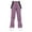 Purple, variant on Luxalzxs Mens/Womens Snow Pants Ski Bibs Waterproof Insulated Snowboard Overalls Winter Outdoor Warm Cargo Hiking Pants with Detachable Suspender