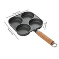 thumbnail image 2 of 4-Cup Omelet Pan Non Stick Cast Iron Suitable for Gas Stove & Induction Cookware, 2 of 9