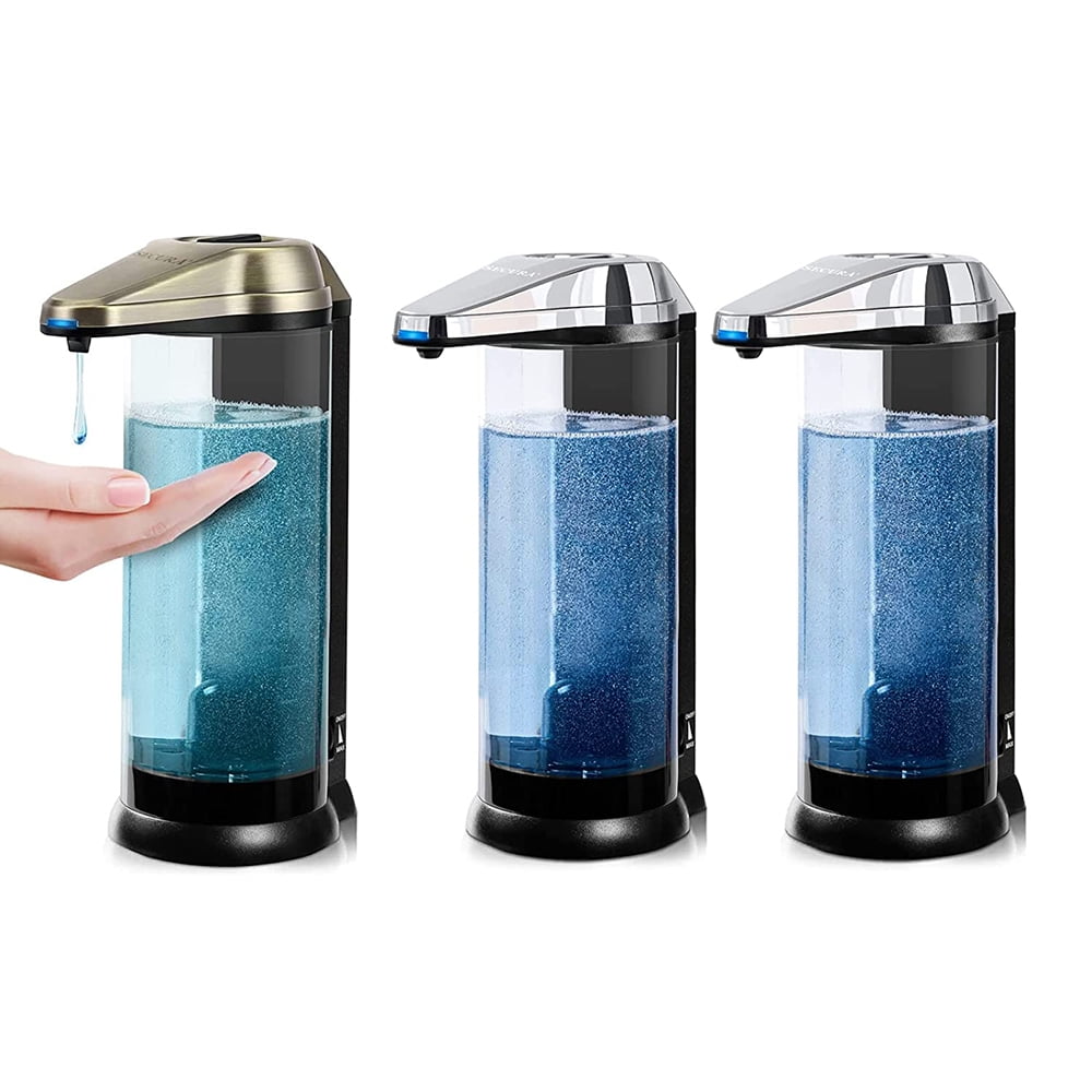 Automatic 17 oz. liquid soap dispenser, battery operated touchless hand soap dispenser with