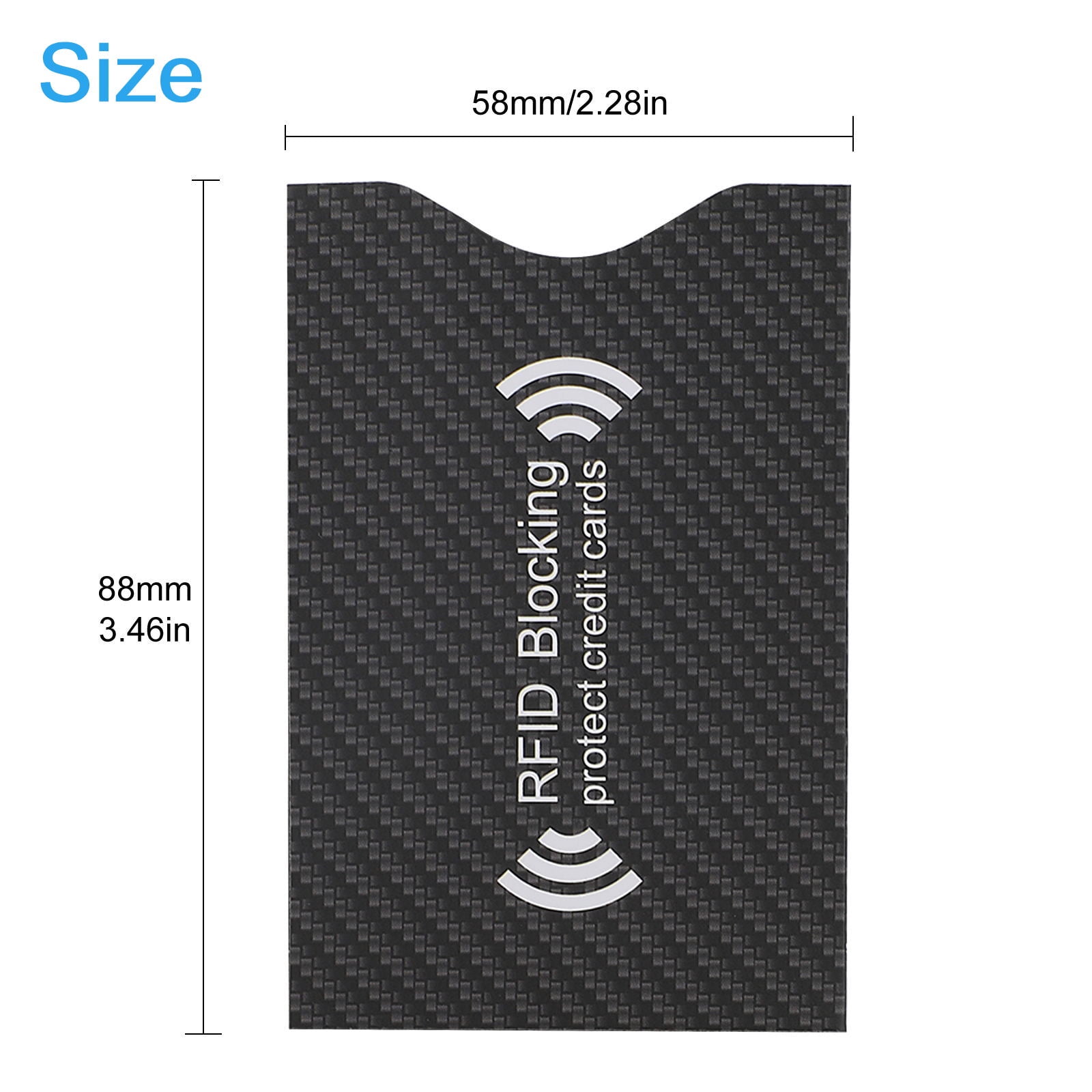 14pcs Rfid Blocking Sleeves, TSV Credit Card Protector, Identity Theft Protection Secure Sleeves with Slim Design