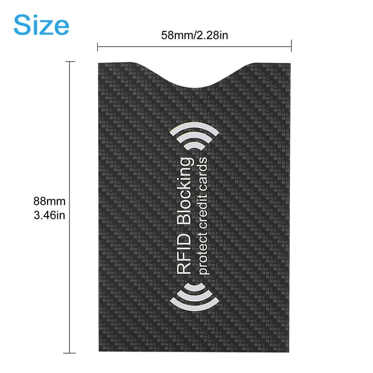 14pcs RFID Blocking Sleeves, TSV Credit Card Protector, Identity Theft  Protection Secure Sleeves with Slim Design 