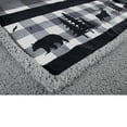 thumbnail image 4 of PAVILIA Winter Cabin Sherpa Blanket Throw | Flannel Fleece Christmas Blanket | Plaid Holiday Blanket Gift | Plush, Soft, Warm, Cozy, Reversible Microfiber Throw 50x60 (Grey), 4 of 7