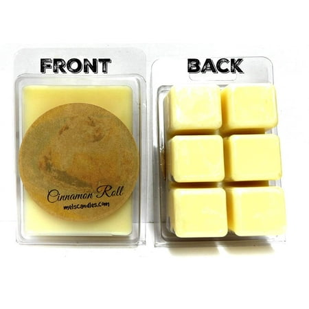 Cinnamon Roll and Vanilla -3.2 OuncePack of Soy Wax Tarts - Scent Brick, Wax