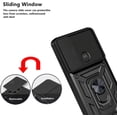 thumbnail image 6 of Case for Motorola Moto G60S with Slide Camera Cover,Military Grade Heavy Duty Protection Phone Case Cover with Magnetic Ring Kickstand for Motorola Moto G60S SJ Blue, 6 of 8