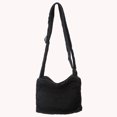 thumbnail image 5 of Bolso bandolera de lona de mano femenino literario informal Correa ajustable para viajes, 5 of 5