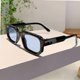 thumbnail image 3 of Typpkmm New Men Vintage Rectangle Frame Sunglasses Fashion Retro Sun Glasses Brand Design Glasses Uv400 Eyewear Women Goggles, 3 of 7