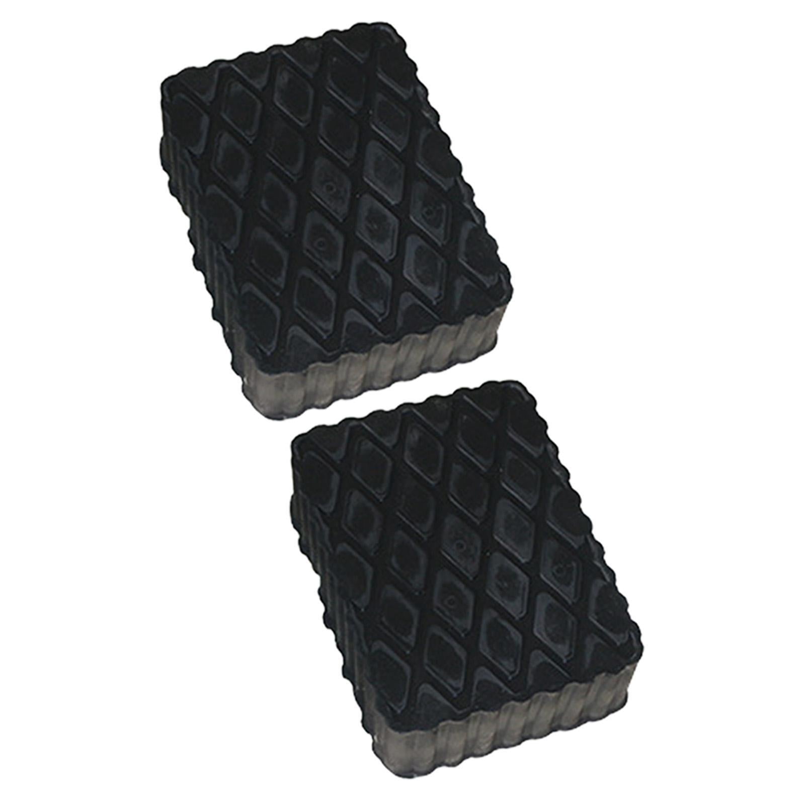 Wzmzjy 2 Pieces Generic Car Jack Pads Rubber Mats Thickened Auto Lift Supports Car Lift 12x8x4cm