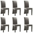 thumbnail image 6 of vidaXL Dining Chairs Side Chair with Solid Wood Legs for Kitchen Faux Leather, 6 of 55