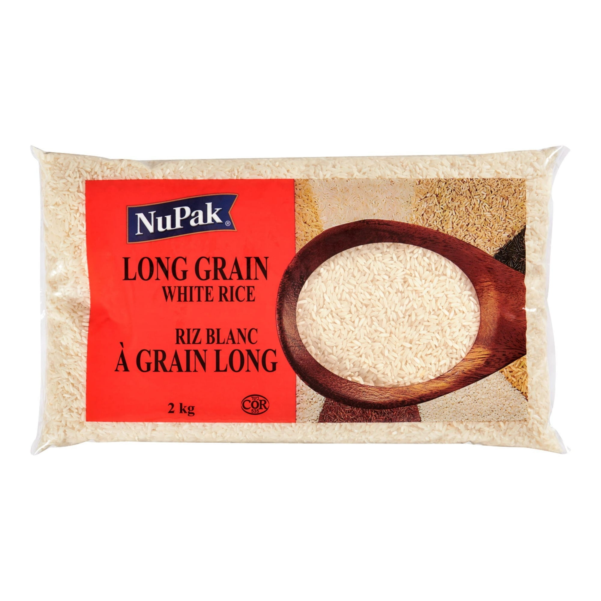 Nupak Long Grain White Rice, 2 kg