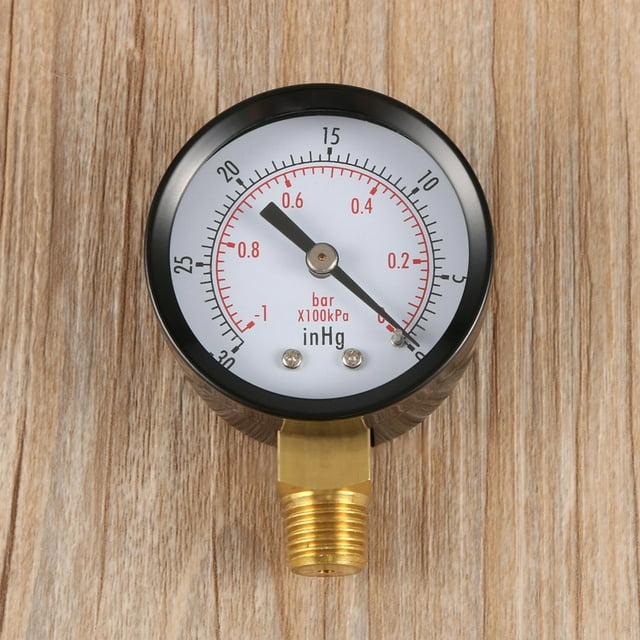 Square Dial Dual Scale Industrial Air Compressor Pressure Meter can easily install it Inflator Barometer Manometer Vacuum Gauge Measuring Device