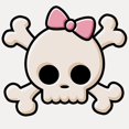thumbnail image 2 of CafePress - Cute Skull Girl - White Shot Glass, Unique and Funny Shot Glass, 2 of 2