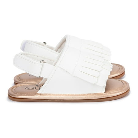 

Cathalem Shoes Slides Boys Girls Open Toe Tassels Shoes First Walkers Shoes Summer Toddler Flat Sandals Kids Swim Shoes White 0 Months