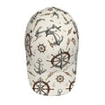 thumbnail image 6 of Uemuo Anchor with Rope Pattern Baseball Cap Golf Dad Hat Adjustable Original Classic Low Profile Cotton Hat Unconstructed Plain Cap Men Women, 6 of 9