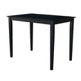 thumbnail image 3 of International Concepts 5 Piece Gathering Height Dining Set in Black, 3 of 9