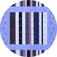 thumbnail image 1 of Ahgly Company Indoor Round Abstract Blue Contemporary Area Rugs, 6' Round, 1 of 4