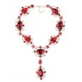 thumbnail image 1 of Minnieouse Collar de aleación de cristal para mujer, collares llamativos a la moda con colgante, adorno de joyería brillante para fiesta de Bar Ropa, zapatos y accesorios Miscelánea Rojo Minnieouse AP014884-01, 1 of 1