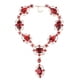 thumbnail image 1 of Collar de aleación de cristal Sonducket para mujer con colgante adorno de joyería brillante Rojo AP014884-01, 1 of 1