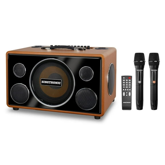 Singtronic BT-800DSP Professional 800W All-in-One Karaoke Machine with 2 Microphones, Bluetooth Speaker with Built-in DSP