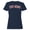 Navy, variant on Amen Girl Retro Pink Typography Women's Blue T-shirt