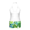 thumbnail image 4 of Swim Top for Women Plus Size with Built-In Bralette, Adjustable Strappy Back and Solid Color Design for Beach or Pool, 4 of 7