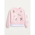 thumbnail image 2 of Wonder Nation Girls' Sweatshirt and Flare Leggings Set, 2-Piece, Sizes 4-10, 2 of 5