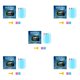 thumbnail image 1 of Riwesomey 1 par de películas para retrovisor automotriz, portátiles, transparentes, HD, profesionales, a prueba de lluvia, para espejo retrovisor de Type2 NO2 Riwesomey CBP449037, 1 of 4