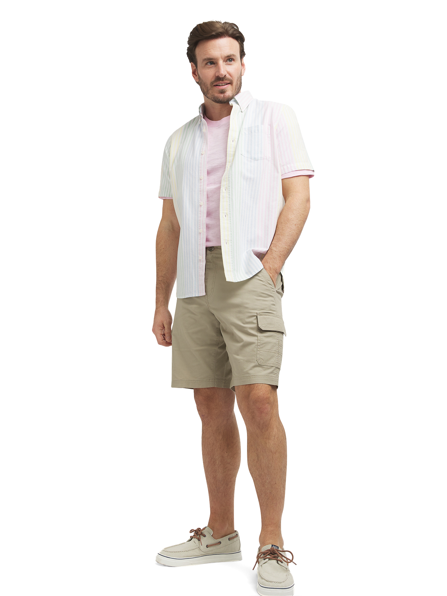Chaps Men's & Big Men's Short Sleeve Soft Slub Jersey Pocket T-Shirt, Sizes S-2XL
