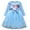 Blue, variant on 2-10T Girl Elsa Long Sleeve Princess Dress Costume for Birthday Party Halloween Cosplay Fancy Dress Up