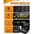 thumbnail image 4 of Panel de interruptores Auxbeam RA60, regulable automáticamente, 6 paneles RGB, 12-24 V, 4 of 8