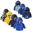 thumbnail image 5 of Toddler Baby Boys Hooded Coats Jackets Kids Zipper Blazer Windbreaker Outerwear 1-6Y, 5 of 5