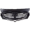 thumbnail image 2 of For 13-15 Mazda CX9 CX-9 Front Face Bar Grille Assembly Black w/Chrome Molding, 2 of 5
