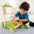 thumbnail image 5 of Hape Block & Roll Wooden Push & Pull Toy Cart, Baby & Toddler, 5 of 5