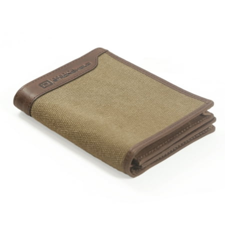 RFID Wallet Leather and Canvas Bifold - Protective Wallets for Men - Best RFID Blocking (The Best Wallet Ever)