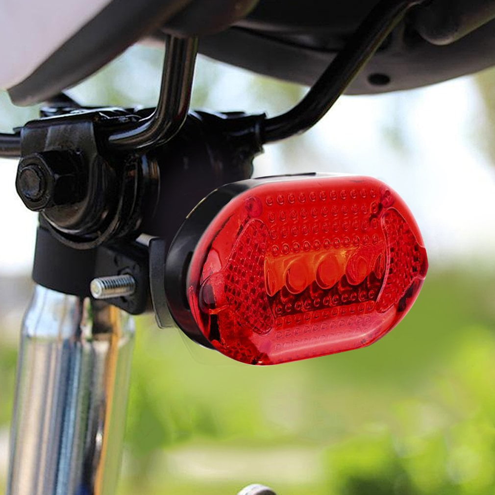 5 LED Lamp Light Rear Cycling Bicycle Bike Tail Safety Warning Flashing Lamp Red